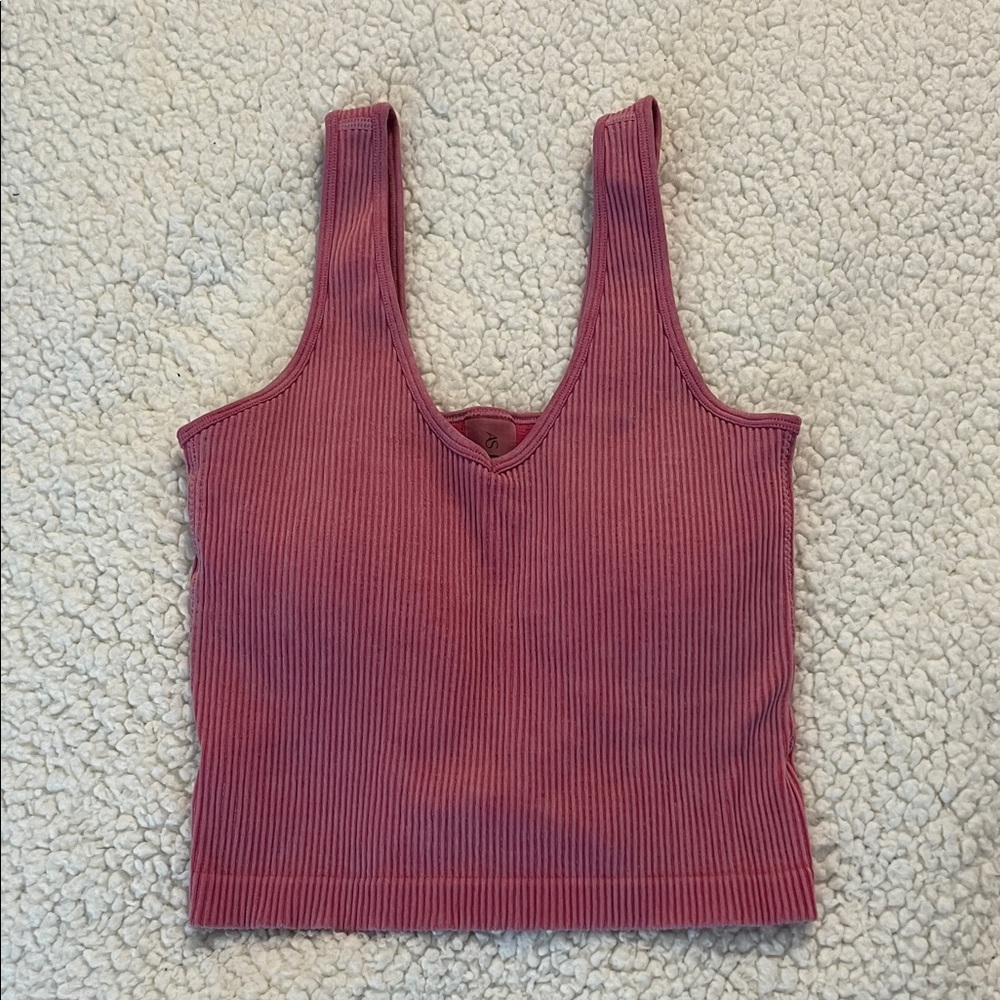 EUC Altar'd State Ribbed V-Neck Tank